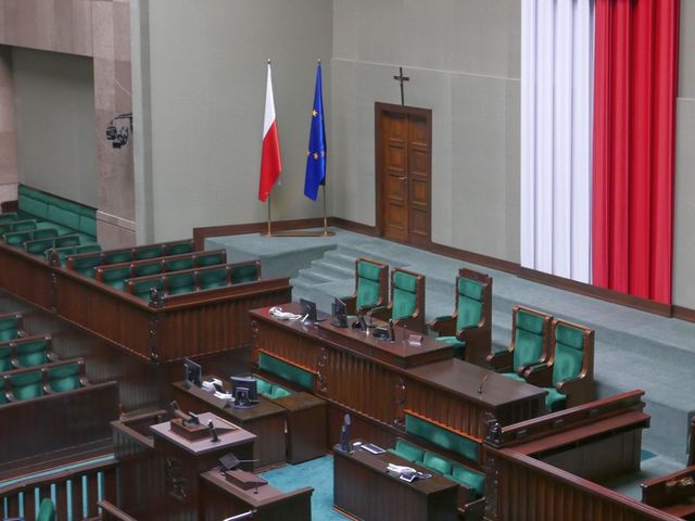 Polnisches Parlament von innen