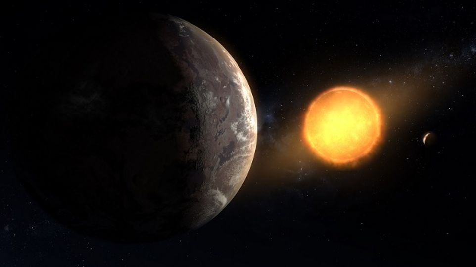 Exoplanet und Stern