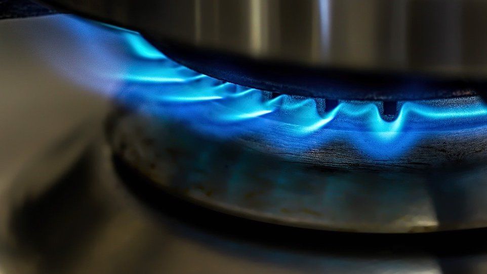 Flaming gas cooker