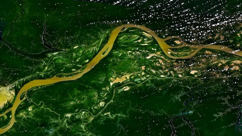 Luftaufnahme des Amazonas
