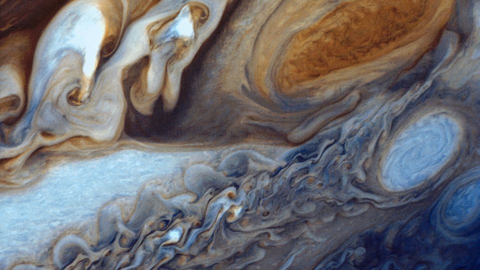 Das Bild zeigt den Planeten Jupiter.