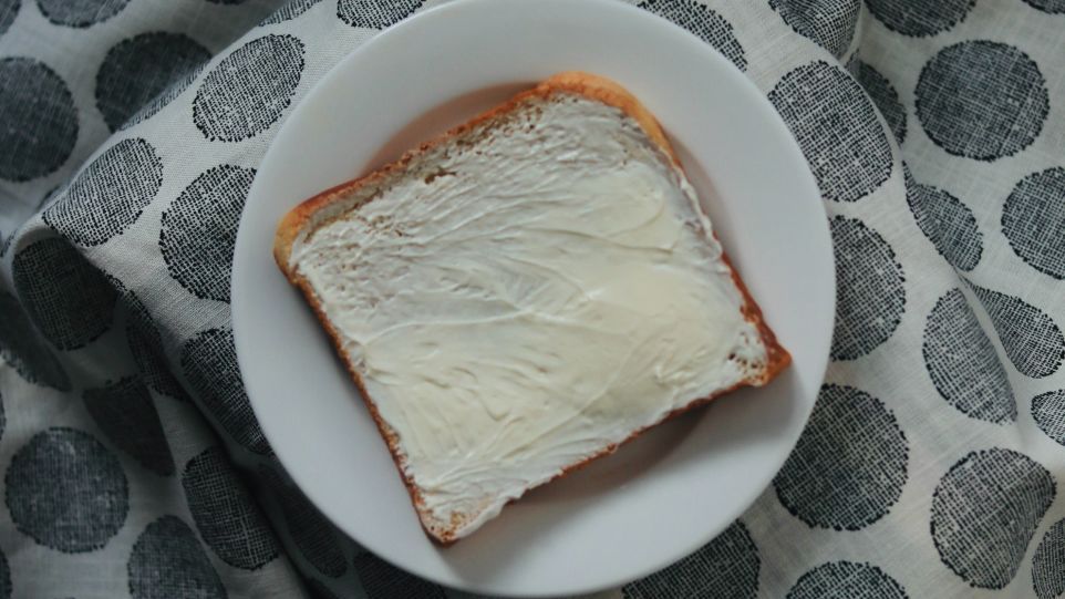 Toast mit Margarine