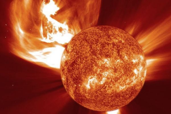 Eruption im Labor