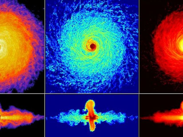 Wärmebildaufnahmen der Galaxieentstehung