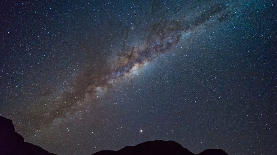 Die Milchstraße, fotografiert von der Erde aus