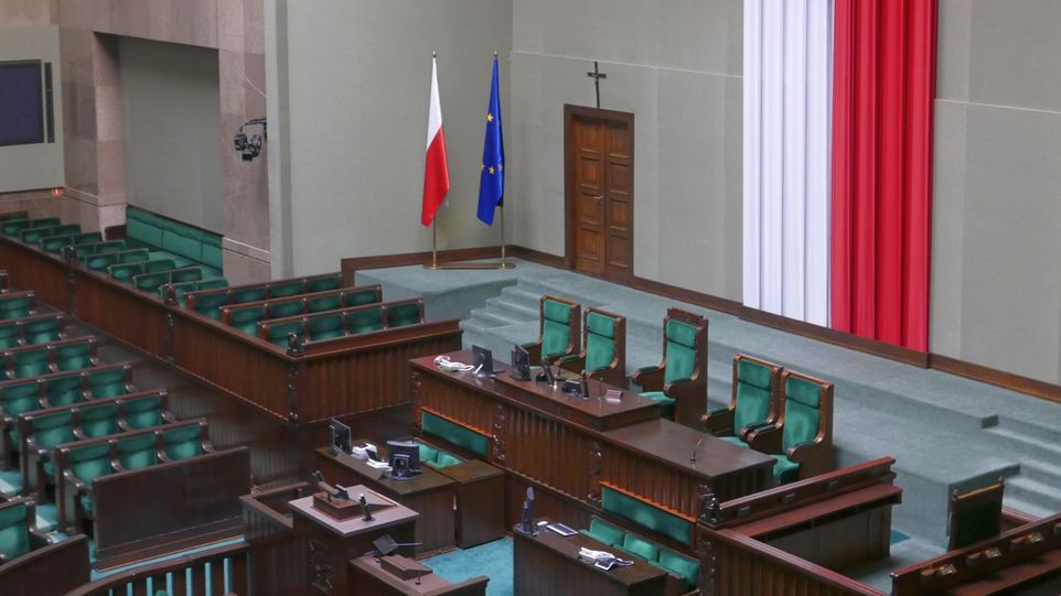 Polnisches Parlament von innen