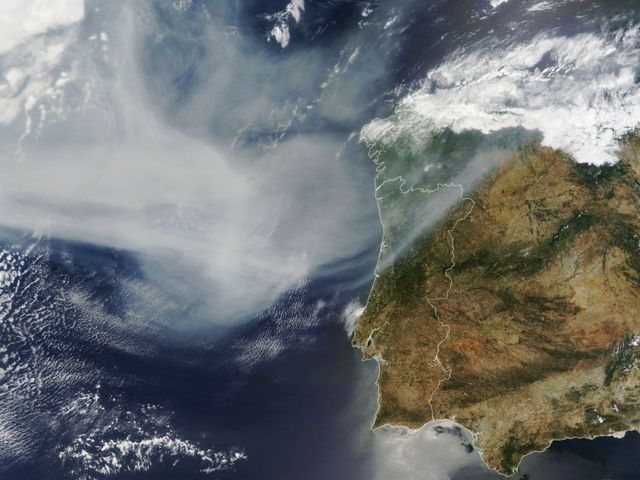Satellitenaufnahme: Rauch aus Kanada erreicht Europa