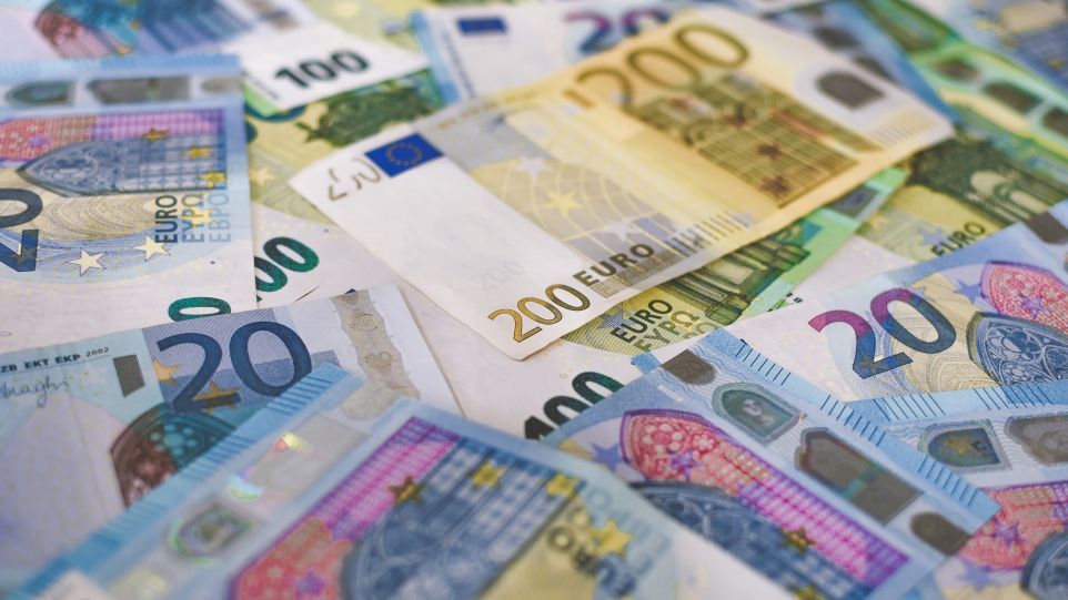Euro-Geldscheine unterschiedlichen Werts
