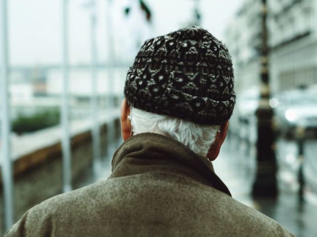 Old man from behind