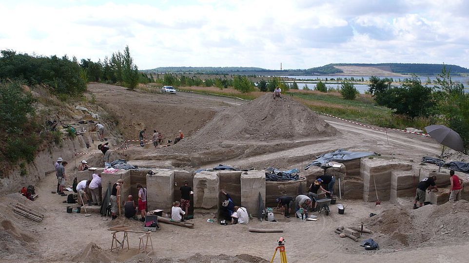 Archäologische Ausgrabungen an der Fundstelle Neumark-Nord