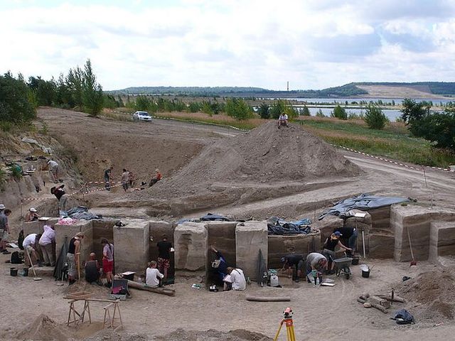 Archäologische Ausgrabungen an der Fundstelle Neumark-Nord