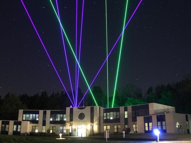 New lasers light up the sky above Kühlungsborn