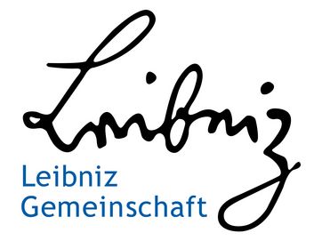 Schwarz-blaus Logo der Leibniz-Gemeinschaft