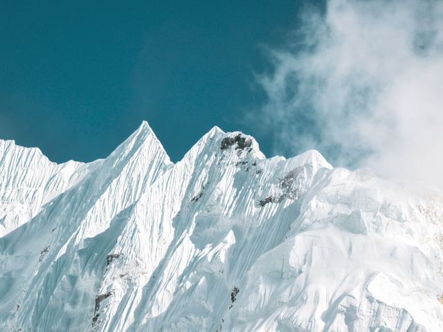 Himalaya Snow and ice-covered mountain peaks