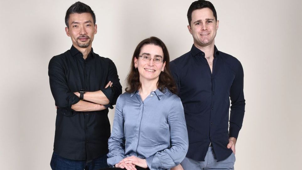 Das Team von Panadea v.l.n.r.: Dr. Yang Liu, Dr. Christine Deschermeier, Ben Rushton. Team Panadea