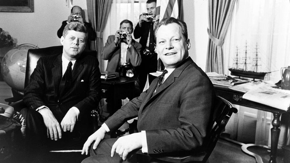 John F. Kennedy und Willy Brandt, 1961 John F. Kennedy und Willy Brandt