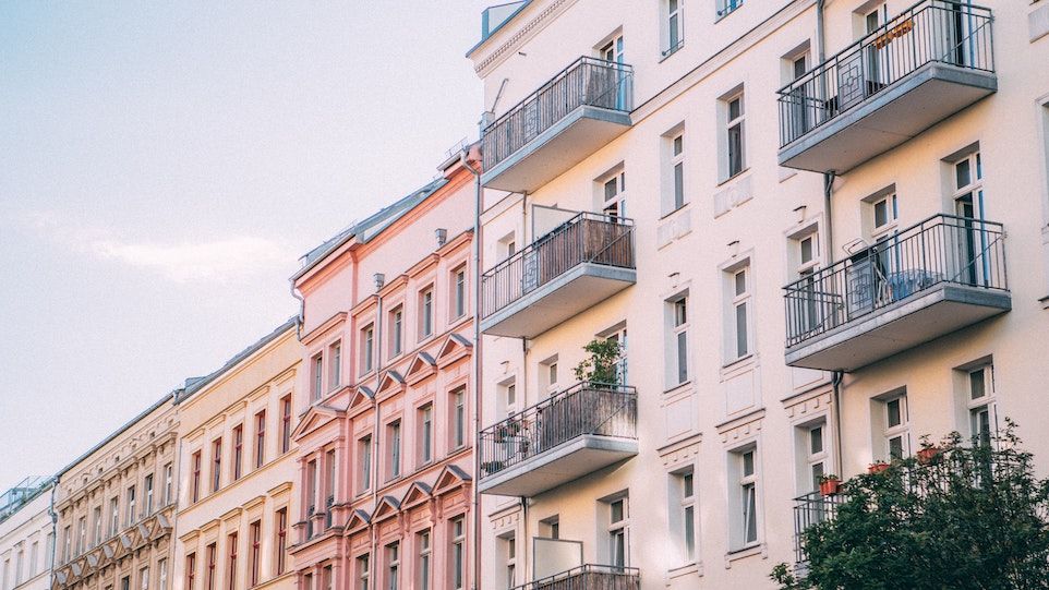 Wohnhäuser im Berliner Stadtteil Prenzlauer Berg