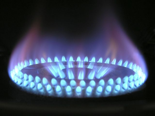 Ringförmige Gasflamme