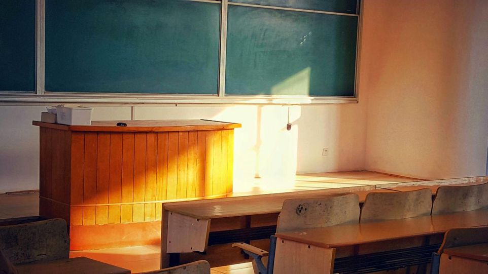 Leeres Klassenzimmer